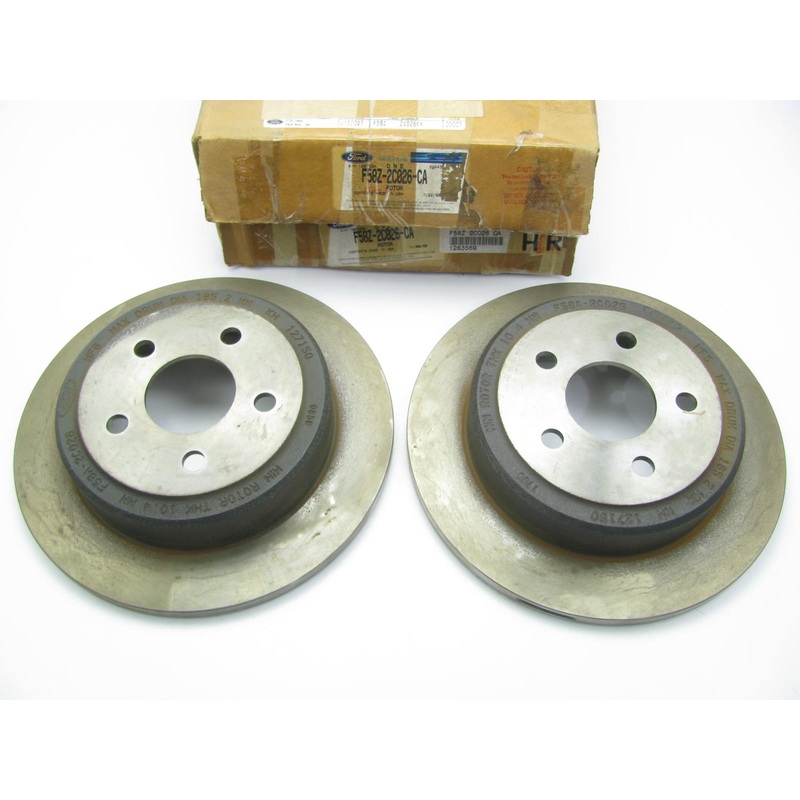 (2) NEW GENUINE OEM Ford F58Z-2C026-CA Brake Rotors For 1995-2003 Ford Windstar