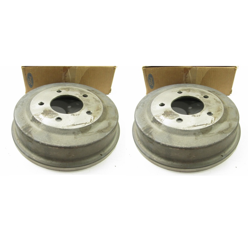 (2) NEW - OEM Ford D6TZ-1125-F Front Brake Drum For 1973-1975 F-100 Dana 44 4WD