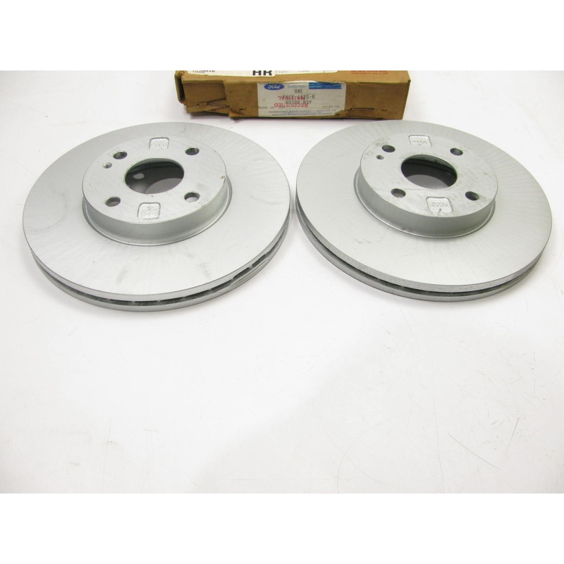 (2) NEW - OEM Ford F2CZ-1125-A Front Disc Brake Rotor - FOR FACTORY 13'' WHEELS