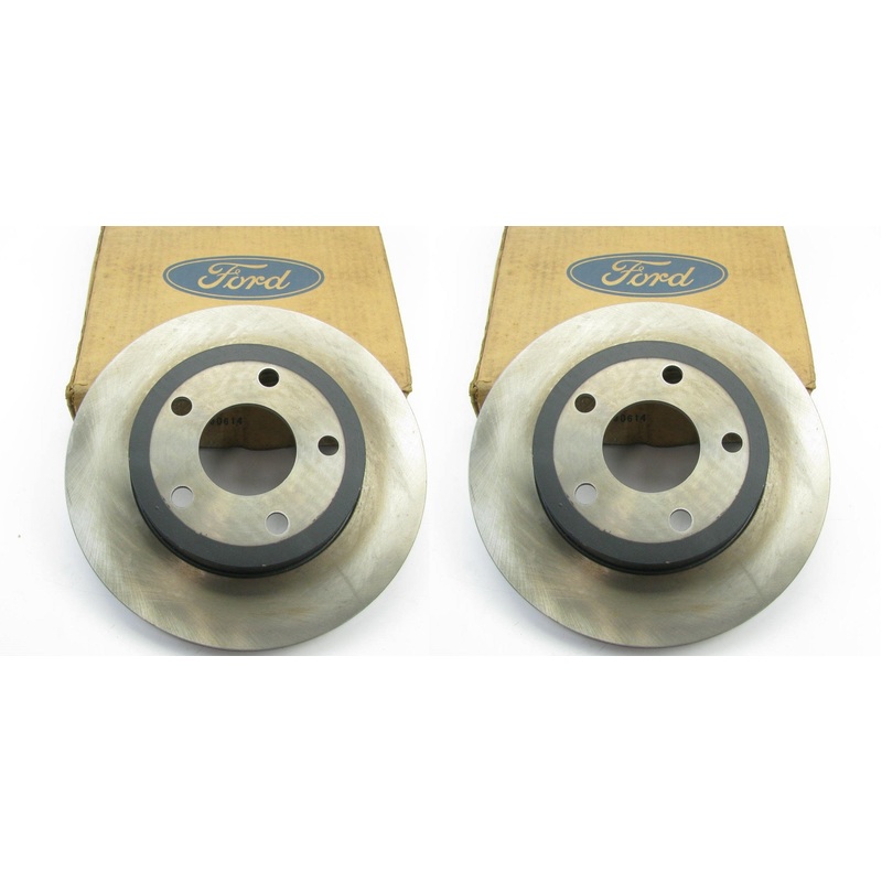 (2) NEW - OEM Ford F5LY-2C026-A Rear Disc Brake Rotors