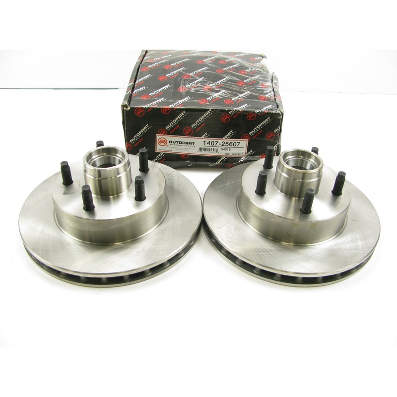 (2) Autopart International 1407-25607 Disc Brake Rotor And Hub Assembly - Front