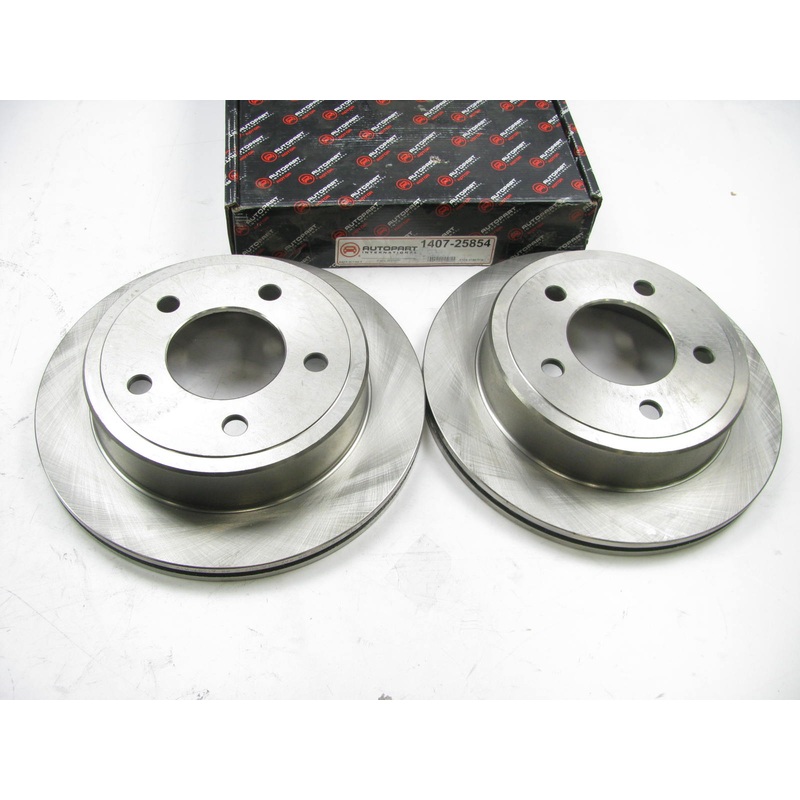 (2) Autopart International 1407-25854 Rear Brake Rotor For 2003 Ram 1500 Van