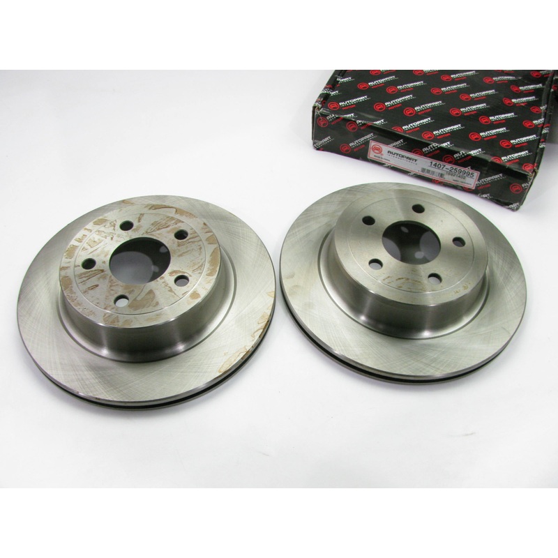 (2) Autopart International 1407-259995 REAR Brake Rotors For 2008-2010 Cobalt