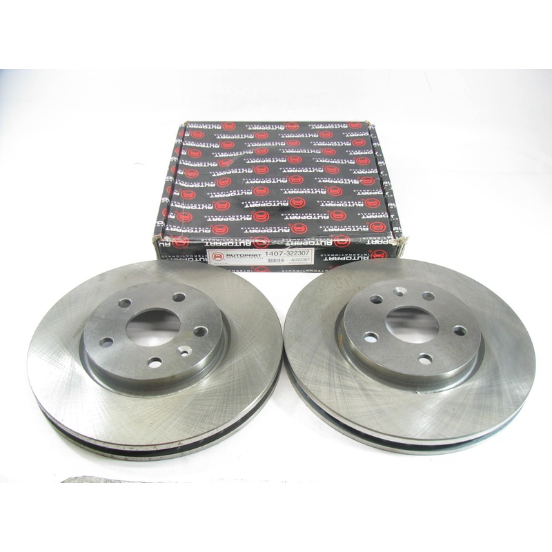 (2) Autopart International 1407-322307 Front Disc Brake Rotor 2010-2011 Saab 9-5