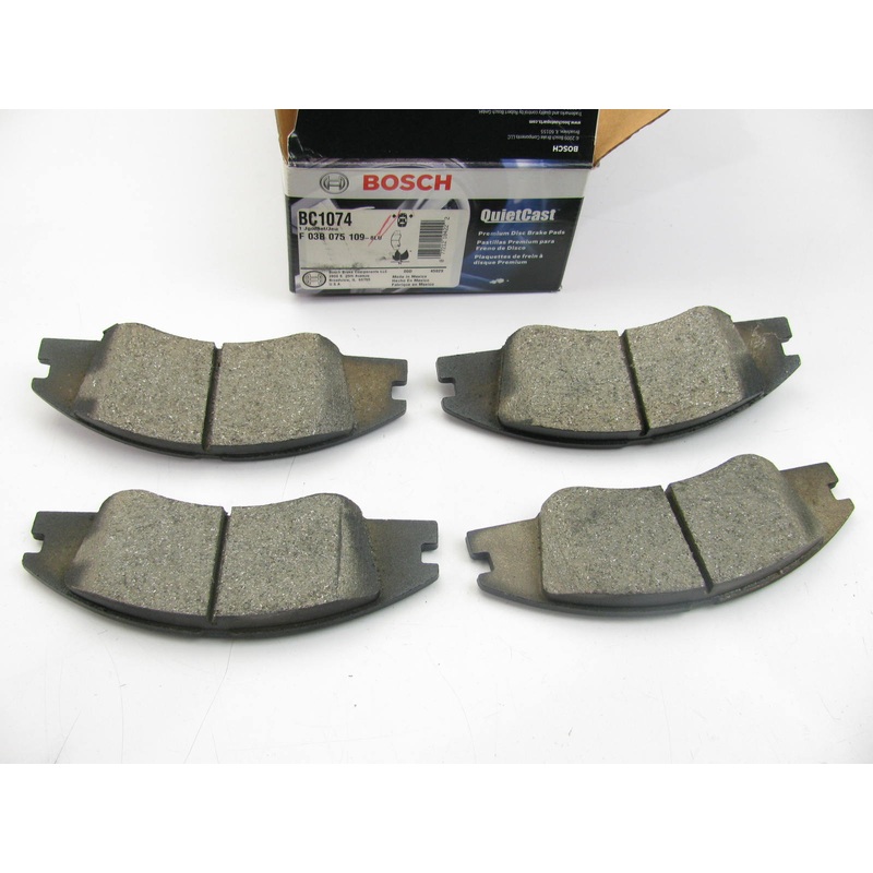 Disc Brake Pad Set-QuietCast Ceramic Brake Pads With Hardware Front Bosch BC1074